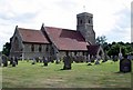 Brantham Church in the summer sun in CO11 1PU
