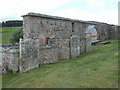 Inside of the north wall of the old St Bride's Church, Kildrummy in AB33 8QX