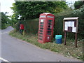 Telephone kiosk at Fulford (Farmers Arms Crossroads) in TA2 8QQ