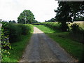 Footpath and private road to Tilden Farm in TN18 5DL