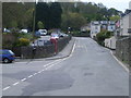 Looking up Gould Street, Salcombe in TQ8 8BD
