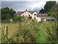 Footpath approaching Mendlesham Green from the east in Mendlesham Green