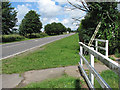 The A1067 (Norwich Road) in Foxley