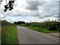View southwest along the Old Fakenham Road in Foxley