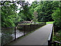 Footbridge over the River Kelvin in G20 7SG