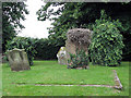 St Swithin's church - churchyard in NR20 5LF