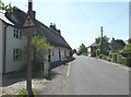 Overhanging roof, Drury Lane, Ridgewell in Ridgewell
