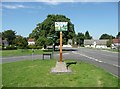 The village sign, The Green, Ridgewell in Ridgewell