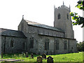 St Mary's church - the north side in NR9 5PP