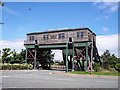 Egerton Dock lift bridge in CH25 9EP