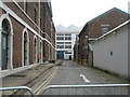 The side of the North Office Block, Portsmouth Dockyard in PO12 1FX