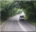 The descent north towards Pentraeth on the A 5025 in LL75 8YD