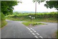 Road junction near Cattistock in DT2 0JB
