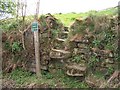 Footpath and Stile on Oaks Lane, Low Bradfield in S6 6HX