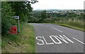 Wood Hill descends towards Old Dalby in Old Dalby