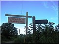 Signposts near Lower Lawn House in SP3 6TY