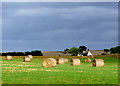 Bales at  Balmuchy Farm in IV20 1ZB