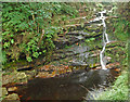 Waterfall on Lead Mines Clough in Anglezarke