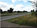 View west along the A47 in NR13 5DN