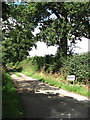 Private road to Dawling's Farm in NR13 4BY