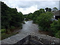 Afon Teifi from the bridge in SA38 9RF