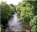 River Colne - viewed from Market Street, Milnsbridge in HD4 5TA