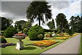 Brodsworth Hall flower garden in DN5 7XJ
