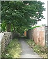 Footpath alongside Cricket Field - Bradford Road, Menston in LS29 6AA