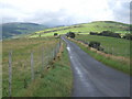 Lane towards Banc-y-Darren in Trefeurig Community