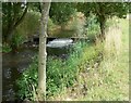 Small weir along the River Sence in CV13 6LT