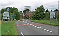 A444 Burton Road enters Twycross in CV9 3SB