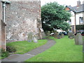 Path around the church at St Dubricius, Porlock in TA24 8QB