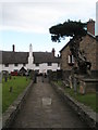 Looking from porch at St Dubricius, Porlock in TA24 8QB