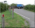 A tractor traverses Town Bridge in CV13 0BS
