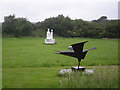 Statues in the sculpture park in TR12 6SB