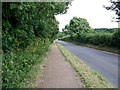 The road from Weybourne to Weybourne Station in NR25 7HE