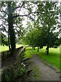 Public footpath across the grounds of Giggleswick School in BD24 0DF