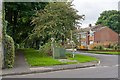 Groves Close and footpath in SO21 2QX