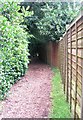 Footpath at side of Rose Hill Natural Burial Ground - Birkby Hall Road in HD2 2YD