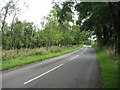 The road to Tarbrax and Auchengray from Eastshield in ML11 8LP