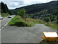 Road junction above Nant-y-Moel in CF32 7RG