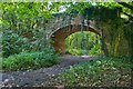 Railway bridge east of Worthy Down Camp in SO21 3HR