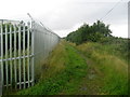 Footpath by Industrial Estate, West Sleekburn in Bomarsund