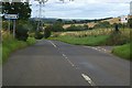 Aberlemno / Brechin Road at its junction with the road leading to Melgund in DD9 6SH