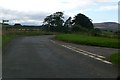 Reidhall /  Lundie Mains Road at its junction with the road leading to Dunlappie in DD9 7QN