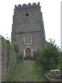 Tower of Llantrisant parish church in CF72 8LL