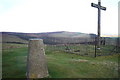 Trig point and Corbar Cross in SK17 6FE