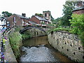 River Yarrow with mediaeval bridge in PR26 9RP
