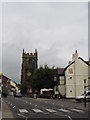 Holmes Chapel - the church and Red Lion pub in CW4 7QG