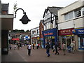 Northwich - the main shopping area looking west in CW9 5RT